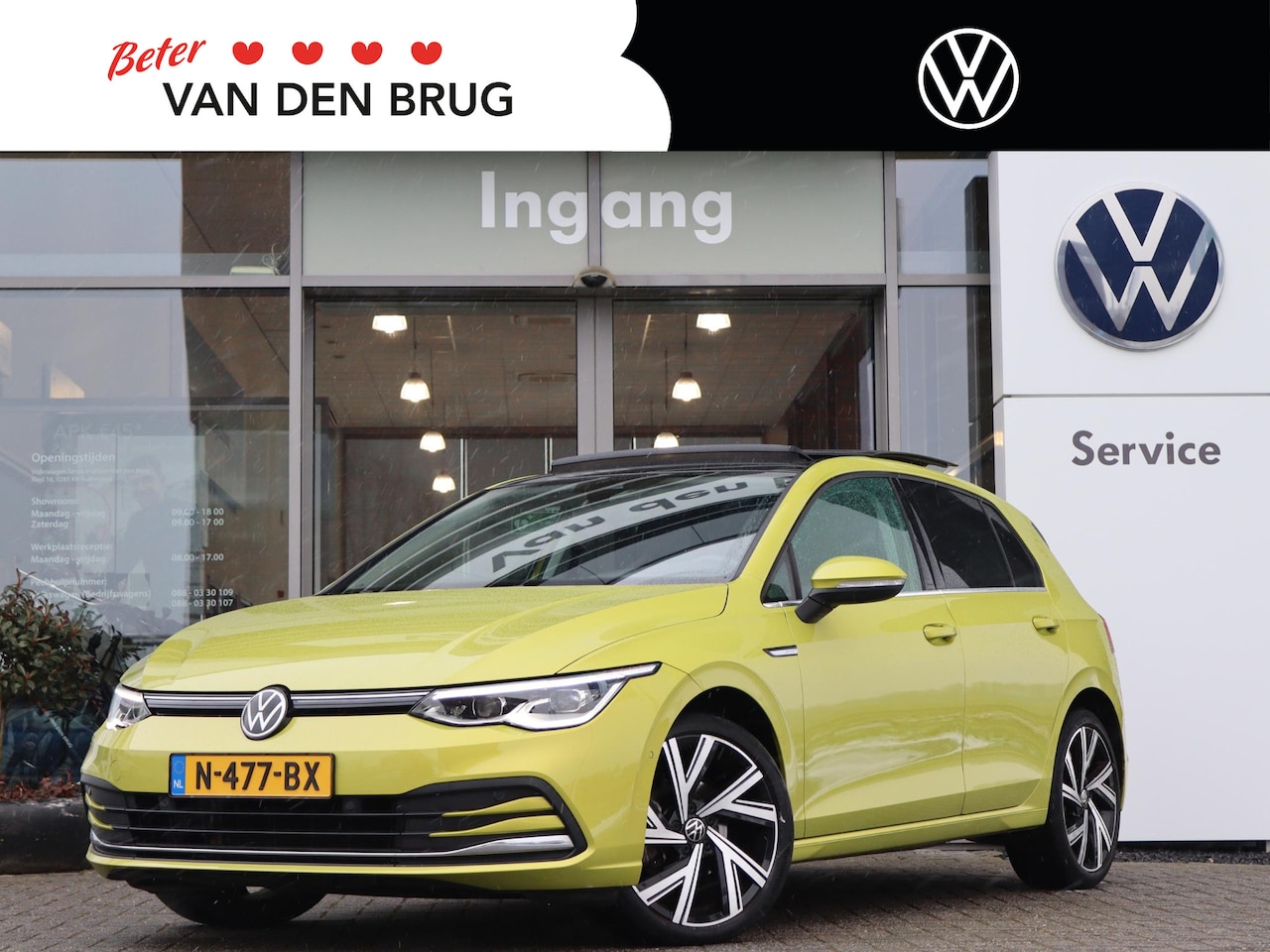 Volkswagen Golf - 1.5 eTSI 150 pk DSG Style | Panorama dak | IQ Light | Ergo Stoel | Stoel + Stuurverwarming - AutoWereld.nl