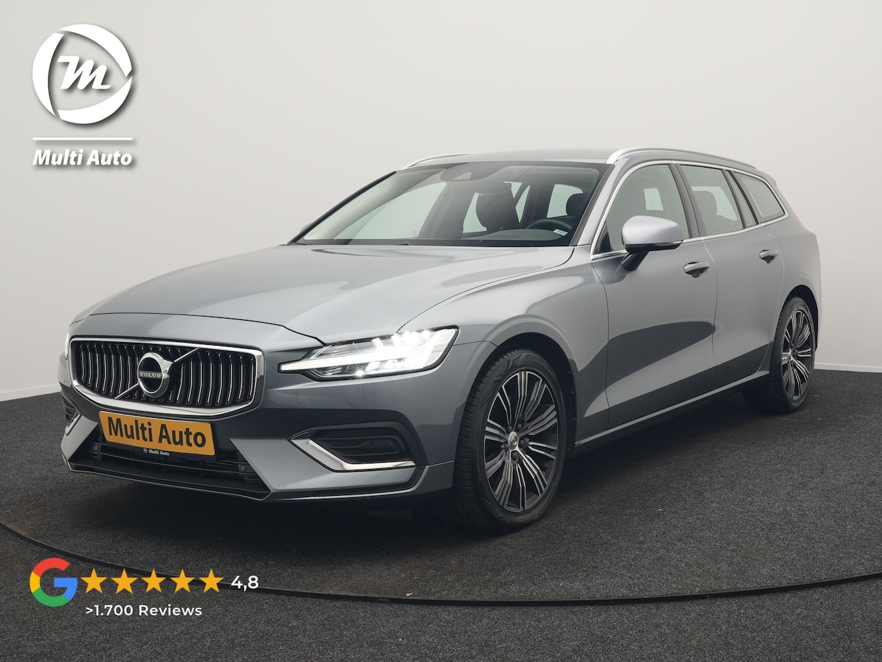 Volvo V60 - T4 Inscription 191pk Dealer O.H. | Camera | Lederen Sportstoelen Memory & Verwarmd | Apple - AutoWereld.nl