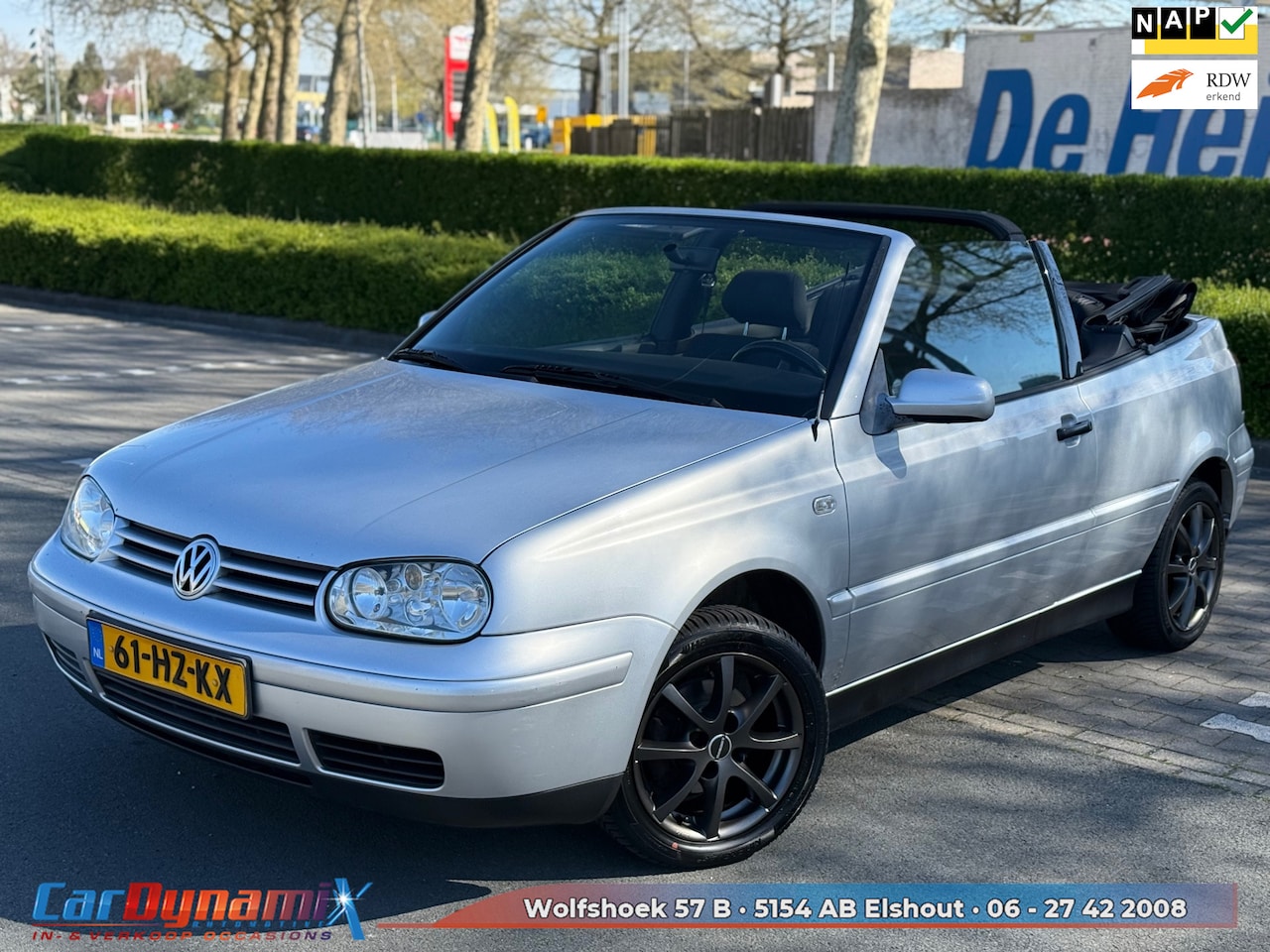 Volkswagen Golf Cabriolet - 2.0 Trendline | Nieuwe APK | Rijd Schakelt Goed - AutoWereld.nl