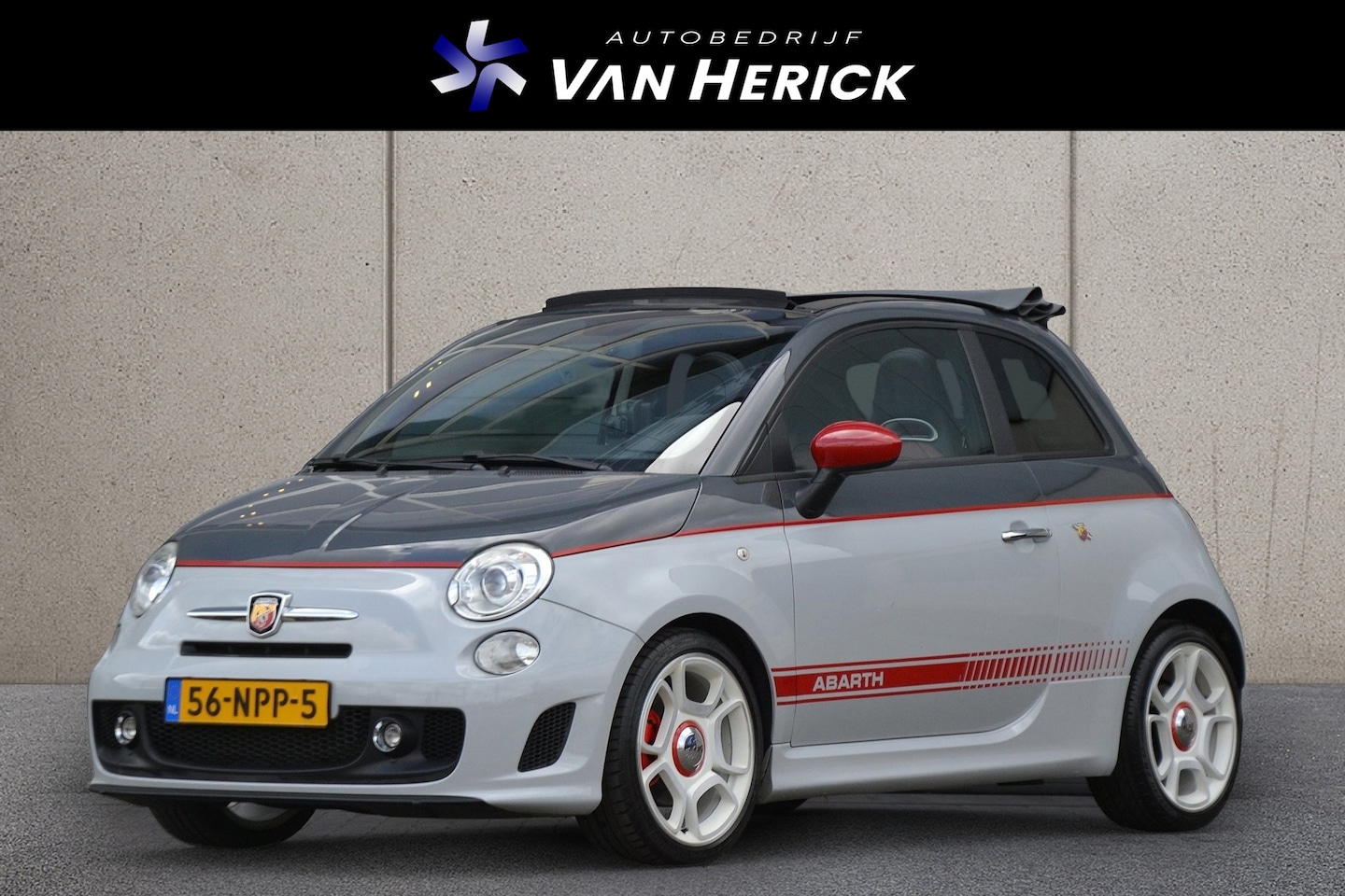 Fiat 500 C - 1.4-16V Abarth 140PK Automaat | Leder | Premium Audio | Bi-Xenon - AutoWereld.nl