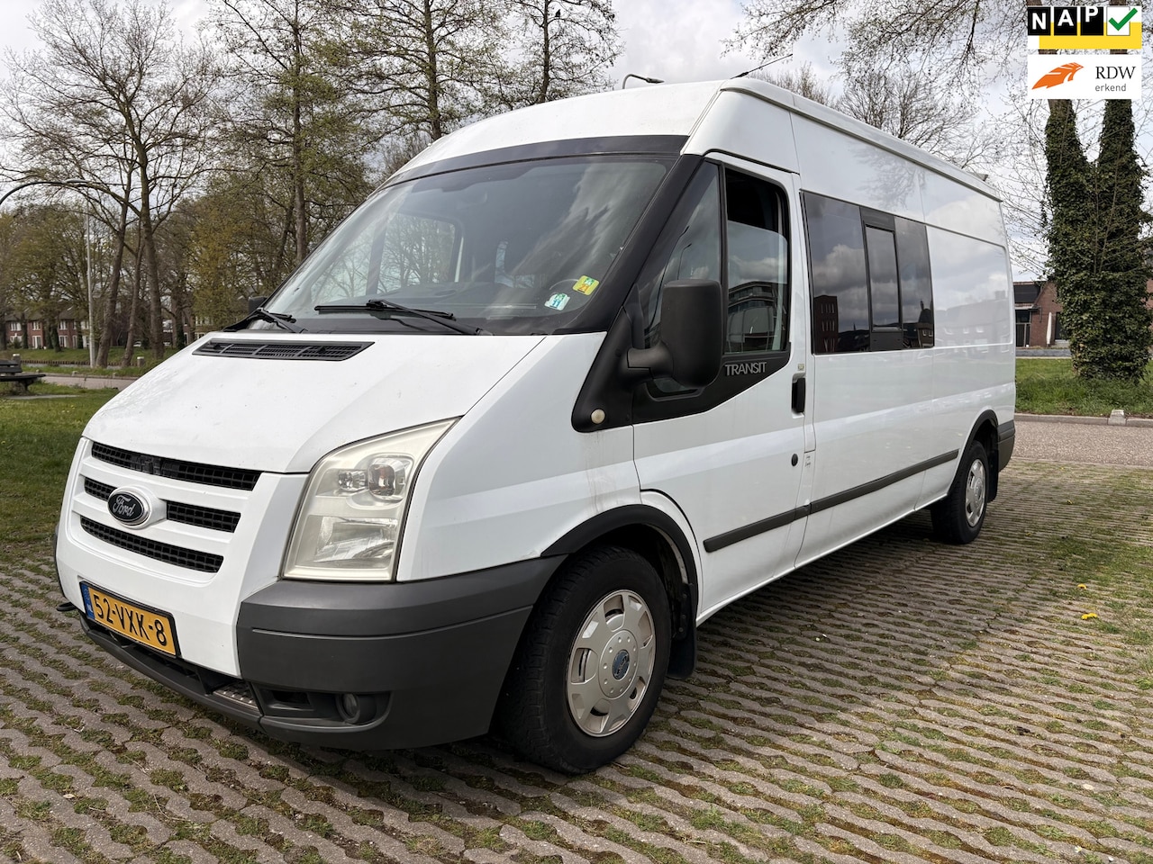 Ford Transit - 300L 2.2 TDCI SHD DC - airco - cruise control - AutoWereld.nl