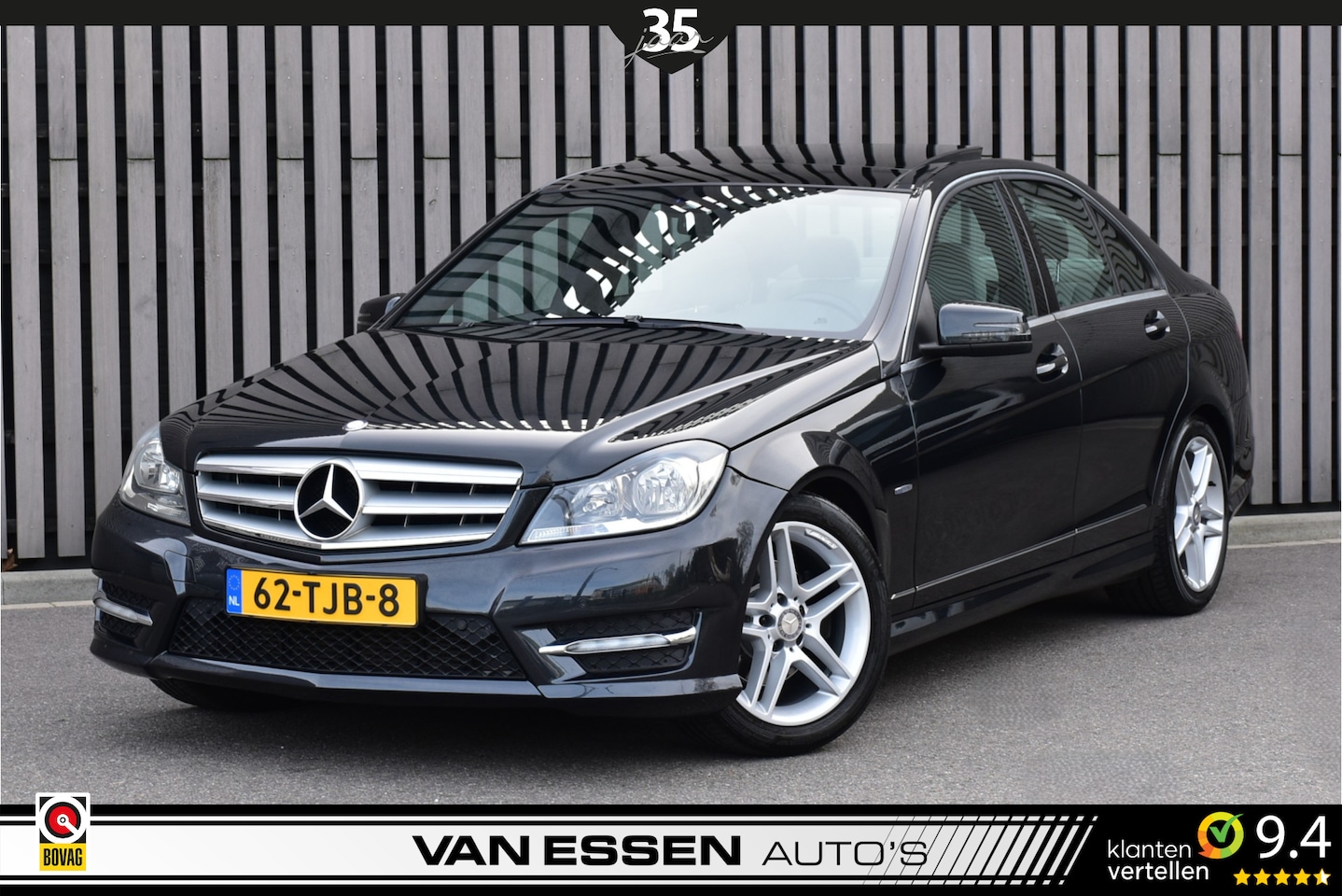 Mercedes-Benz C-klasse - 180 Business Class 125! Avantgarde Automaat Pano Navigatie NL-AUTO!!! - AutoWereld.nl