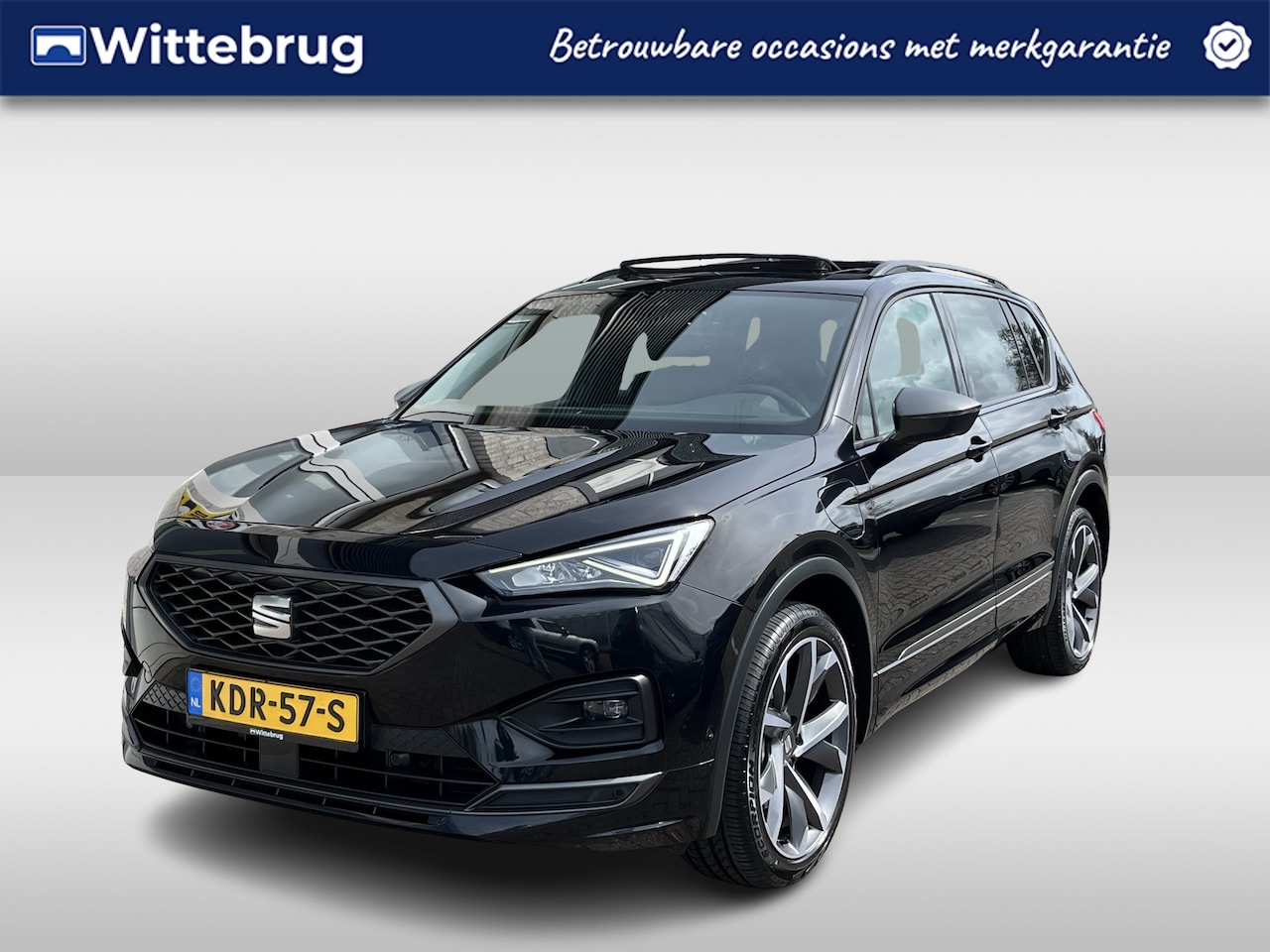 SEAT Tarraco - 1.4 TSI e-Hybrid PHEV FR / AUTOMAAT/ LEER/ PANO/ PARK.SENSOR.V+A/ CAMERA/ DCC/ STUUR+STOEL - AutoWereld.nl