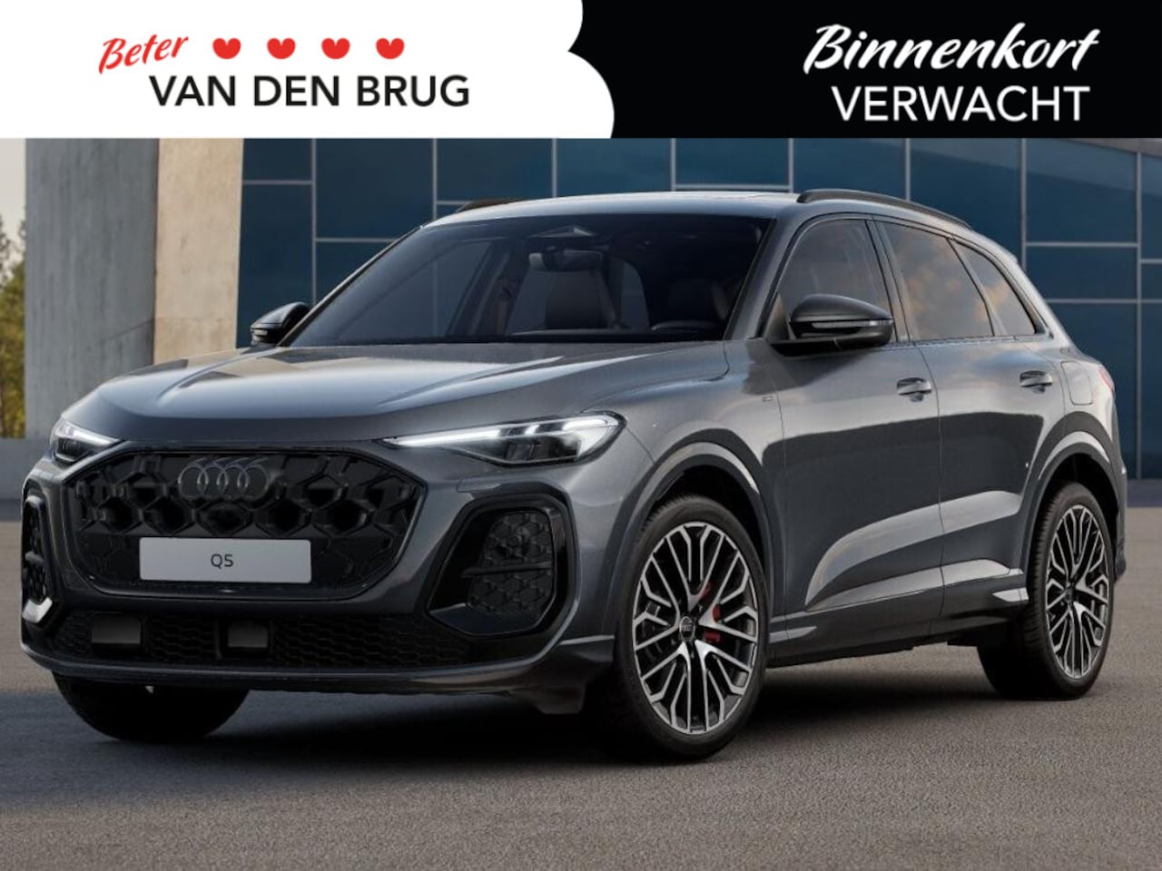 Audi Q5 - S edition Competition e-hybrid 270 kW/367 PK Verwacht juli | Pano | 21inch | Bijrijderssch - AutoWereld.nl