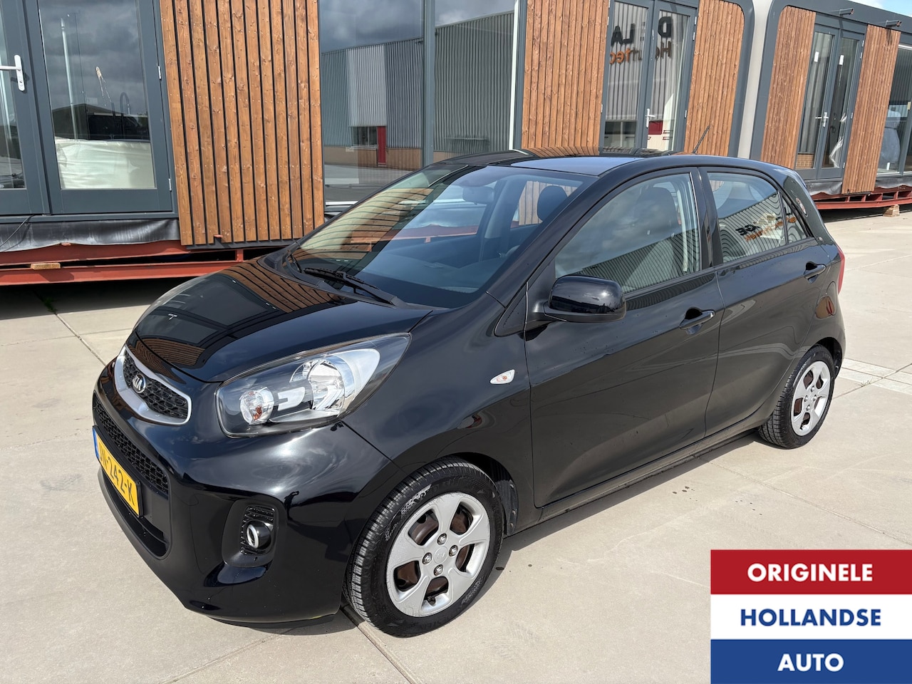 Kia Picanto - 1.0 CVVT Zwart Airco Carplay 4 Nieuwe 4Seasons - AutoWereld.nl