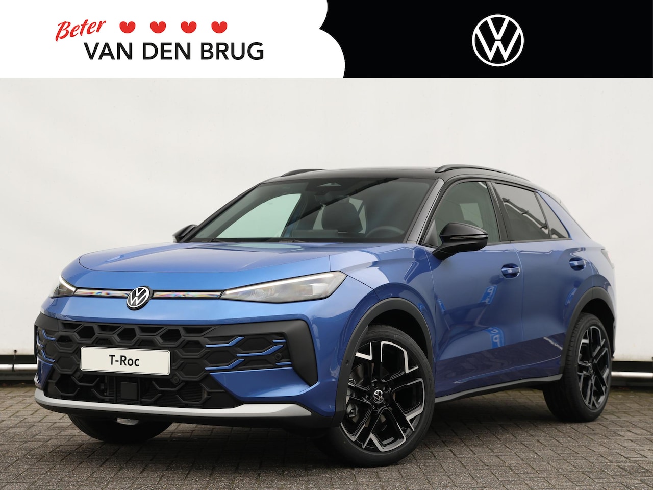 Volkswagen T-Roc - Style First Edition 1.5 eTSI / 116 PK | Panoramadak | 19" velgen | Black style | - AutoWereld.nl
