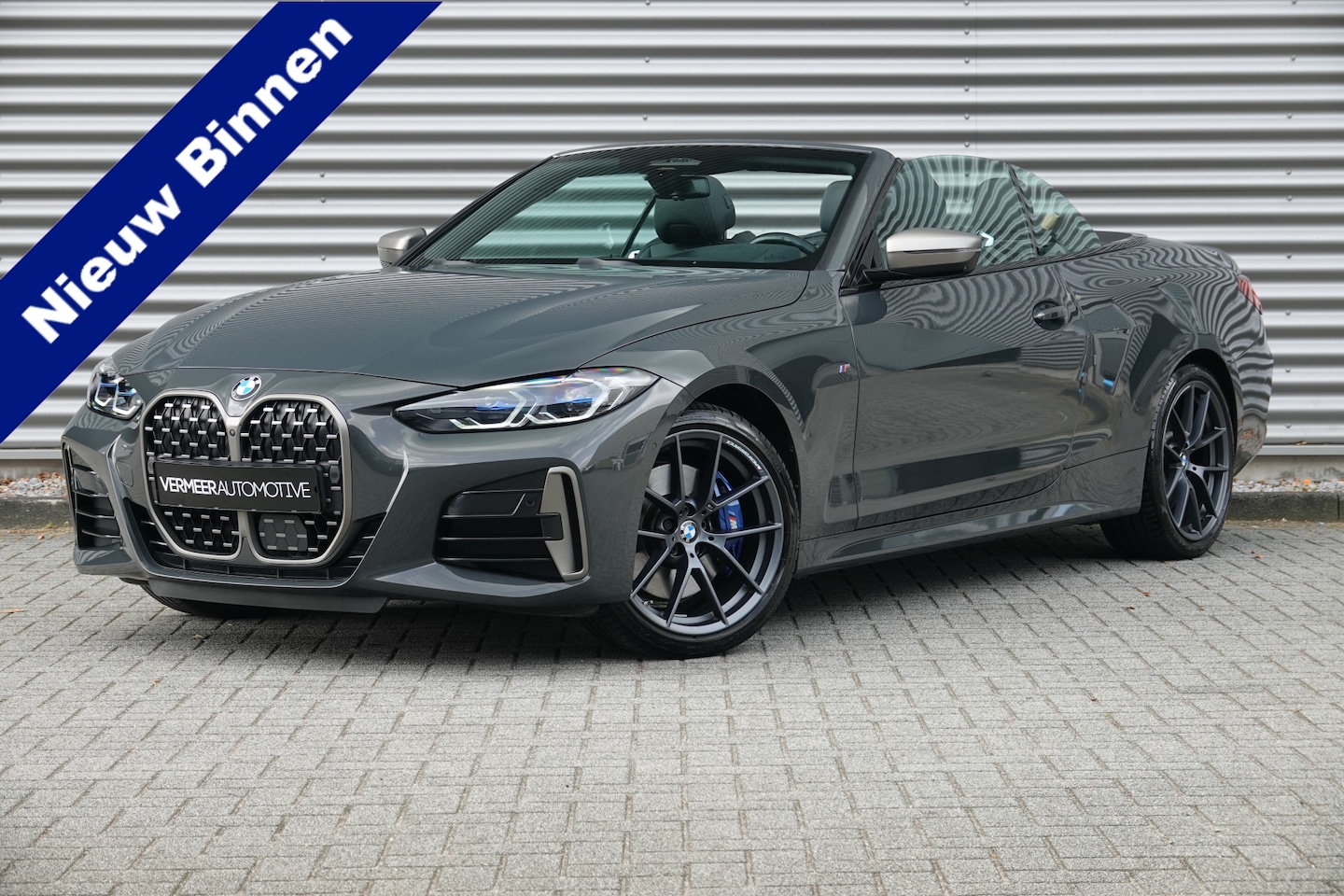 BMW 4-serie Cabrio - M440i xDrive | ACC | Air Collar | Laser | HUD | H&K | Memory | Dravitgrau | - AutoWereld.nl