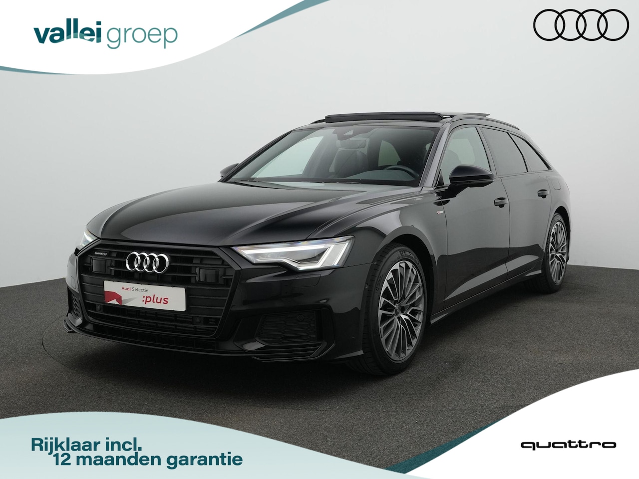 Audi A6 Avant - 50 TFSI e 299 pk Quattro S-Line | Panoramadak | Valcona leder | Geheugenstoel | Matrix LED - AutoWereld.nl