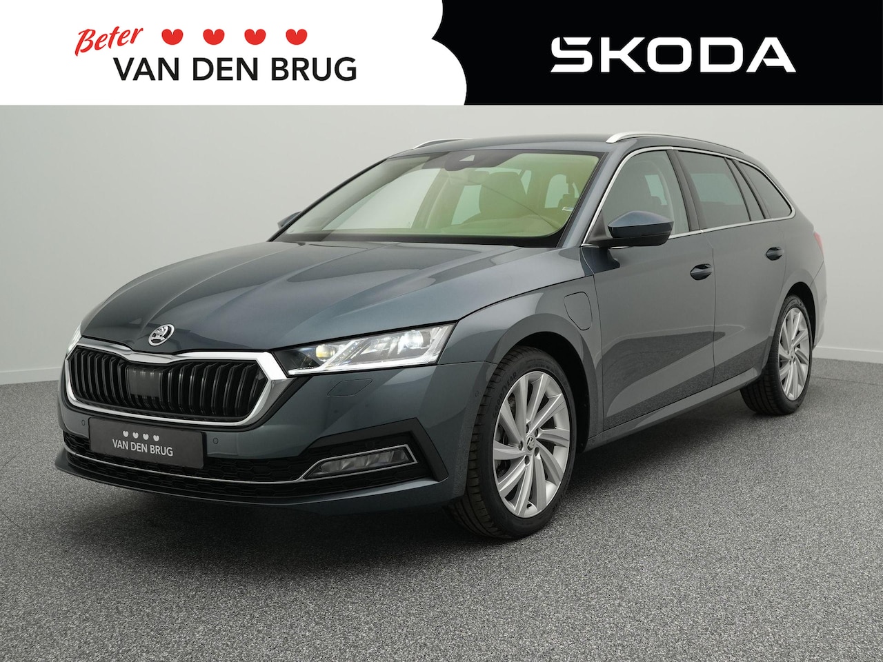Skoda Octavia Combi - 1.4 TSI 204pk iV PHEV Style | Head-up display | Elektrisch verstelbare voorstoelen | Achte - AutoWereld.nl