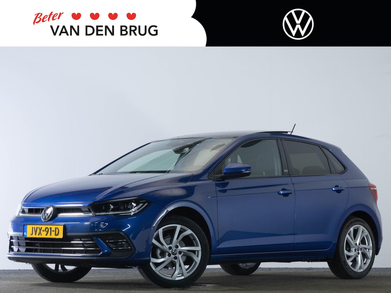 Volkswagen Polo - 50 Edition 1.0 TSI 95 PK Hatchback | IQ LED | Panoramadak | 17" inch velgen | Digital cock - AutoWereld.nl