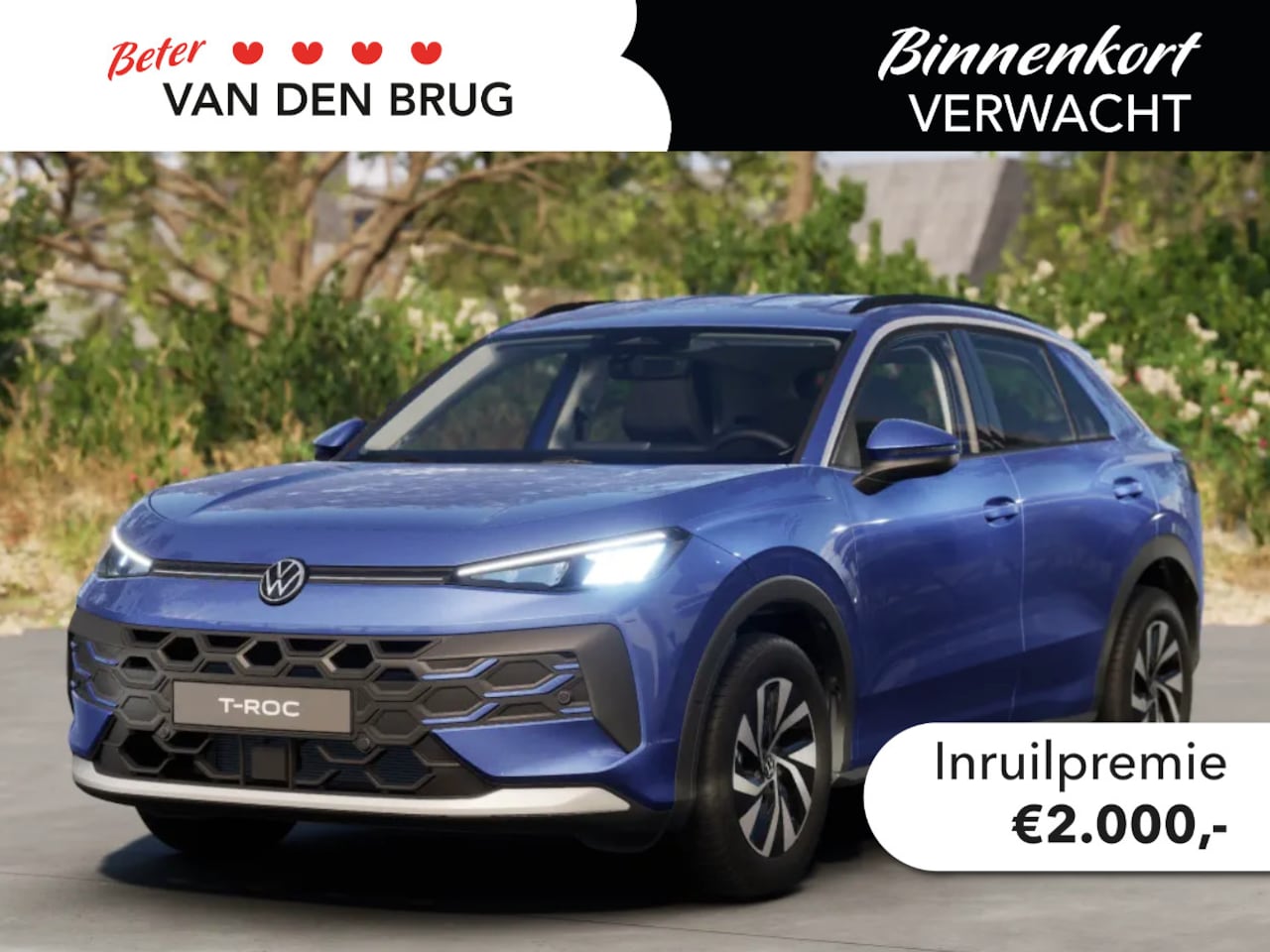 Volkswagen T-Roc - 1.5 eTsi Trend First Edition | Parkeersensoren | LED | Digitale Cockpit | Climate Controle - AutoWereld.nl