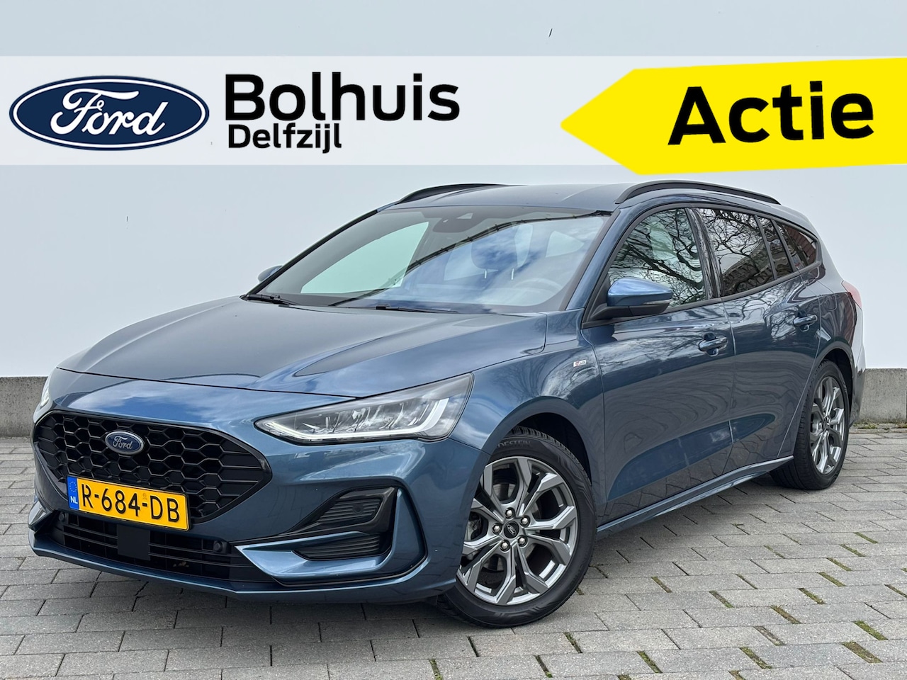 Ford Focus Wagon - EcoBoost 125pk Hybrid ST Line | All-Seasons | 100% Dealer onderhouden | LED | Clima | Crui - AutoWereld.nl