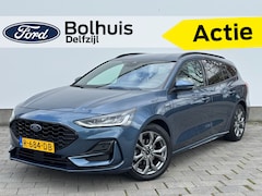 Ford Focus Wagon - EcoBoost 125pk Hybrid ST Line | All-Seasons | 100% Dealer onderhouden | LED | Clima | Crui