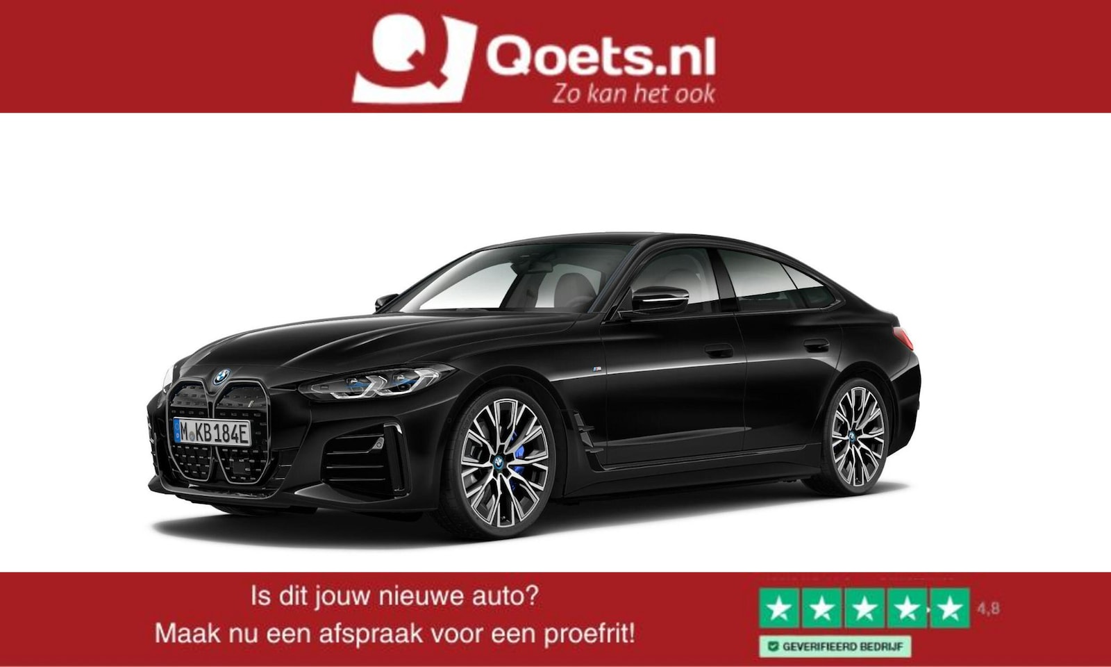 BMW i4 - eDrive40 84 kWh M Sport - Harman Kardon - Getinte Ruiten - BMW Laserlight - Stuurwielrand - AutoWereld.nl