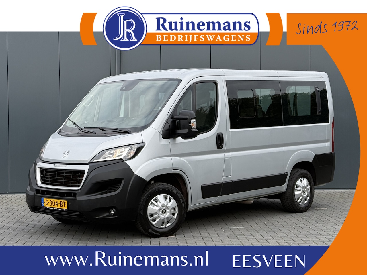 Peugeot Boxer - 2.2 BlueHDI 141 PK / EURO 6 / L1H1 / 9 PERSOONS / AIRCO / CRUISE / PERSONENBUS / BLUETOOTH - AutoWereld.nl