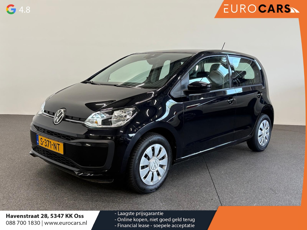 Volkswagen Up! - 1.0 Airco ECC Cruise Control PDC Achter + Camera DAB+ Lane Assist - AutoWereld.nl