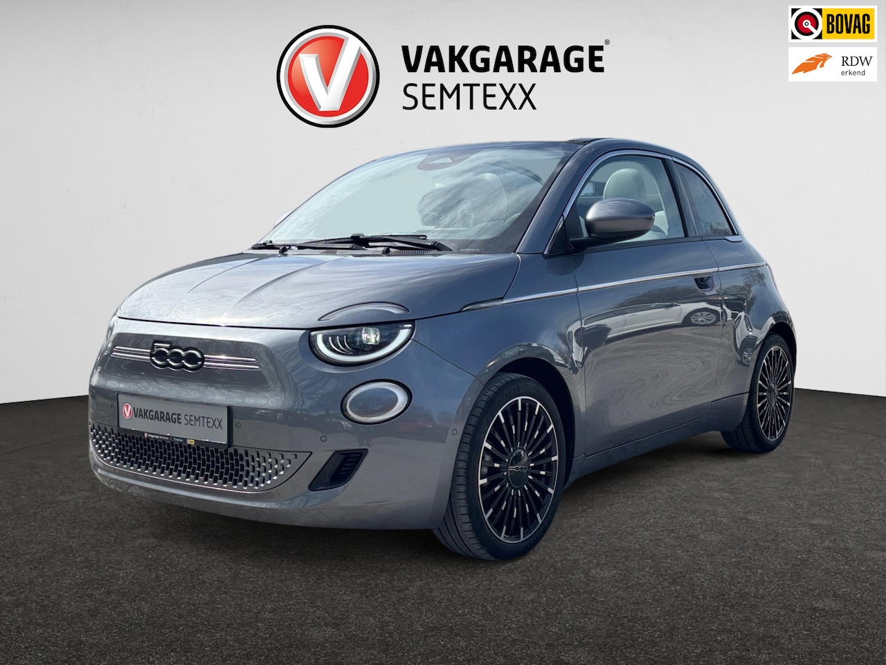 Fiat 500 C - La Prima 42 kWh |Nog 2 Jaar APK! | Automaat | Cruise | Lane Assist | Clima | Cabrio | Navi - AutoWereld.nl