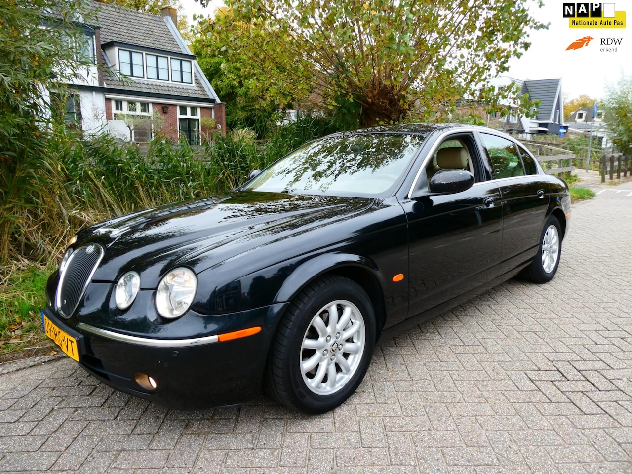 Jaguar S-type - 2.5 V6 Automaat 204pk Clima Leder Youngtimer - AutoWereld.nl
