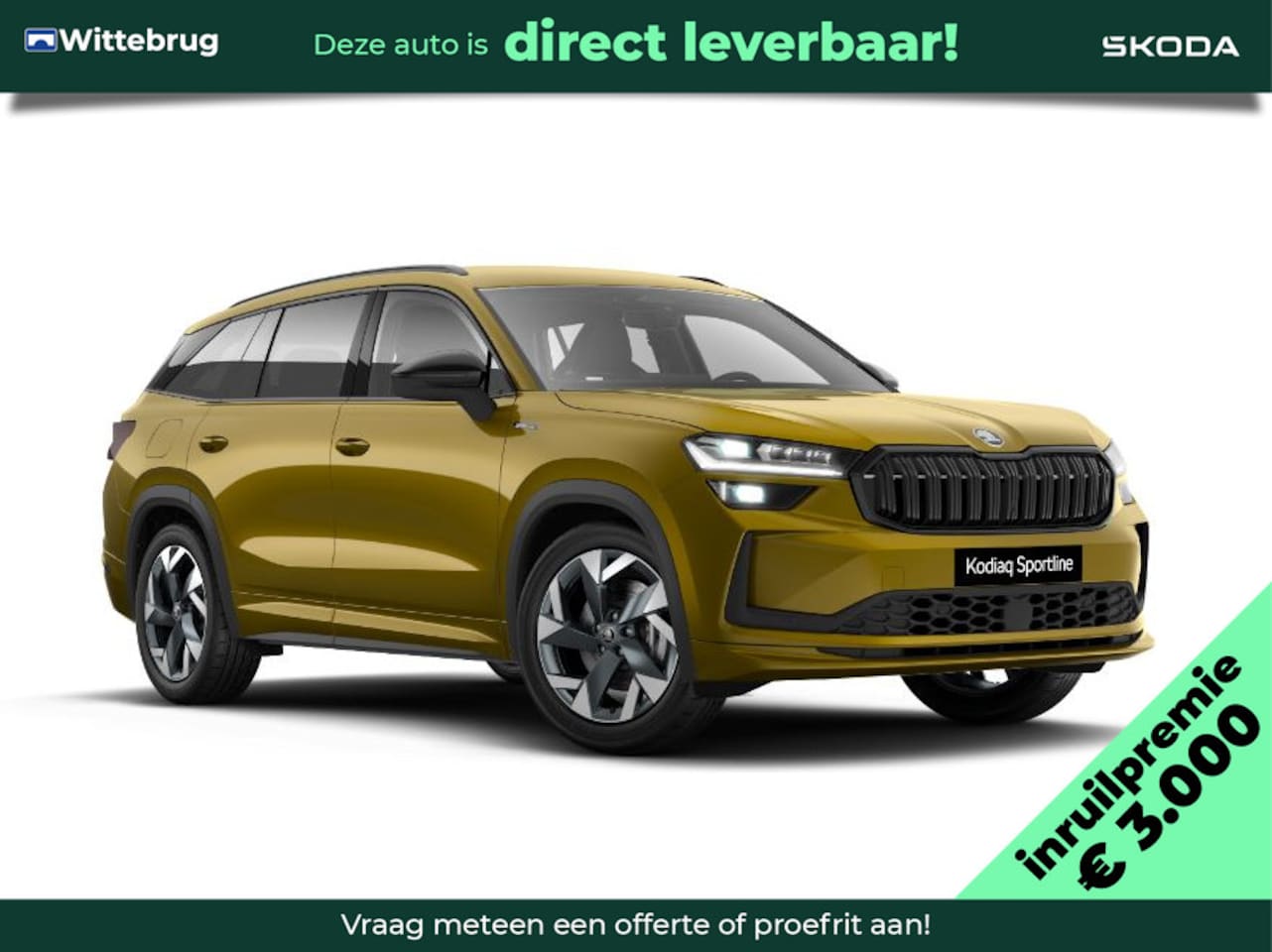 Skoda Kodiaq - 1.5 TSI PHEV Sportline Business / Comfortpakket / Trekhaak / Schuif kantel dak / - AutoWereld.nl