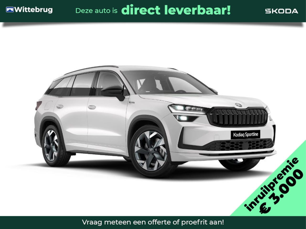 Skoda Kodiaq - 1.5 TSI PHEV Sportline Business / Comfortpakket / Trekhaak / Winterpakket / Schuif kantel - AutoWereld.nl
