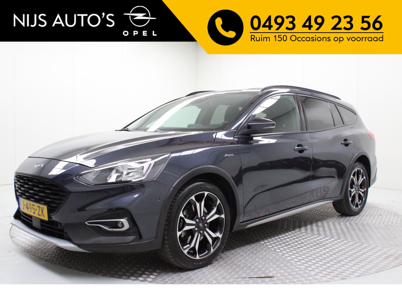 Ford Focus Wagon - 1.5 EcoBoost Active X Business | automaat | climate | navi | electr. achterklep | carplay - AutoWereld.nl