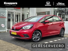 Honda Jazz - 1.5 e:HEV Elegance | GEEN AFLEVERKOSTEN | Parkeersensoren, Apple/Android, Voorstoelen verw