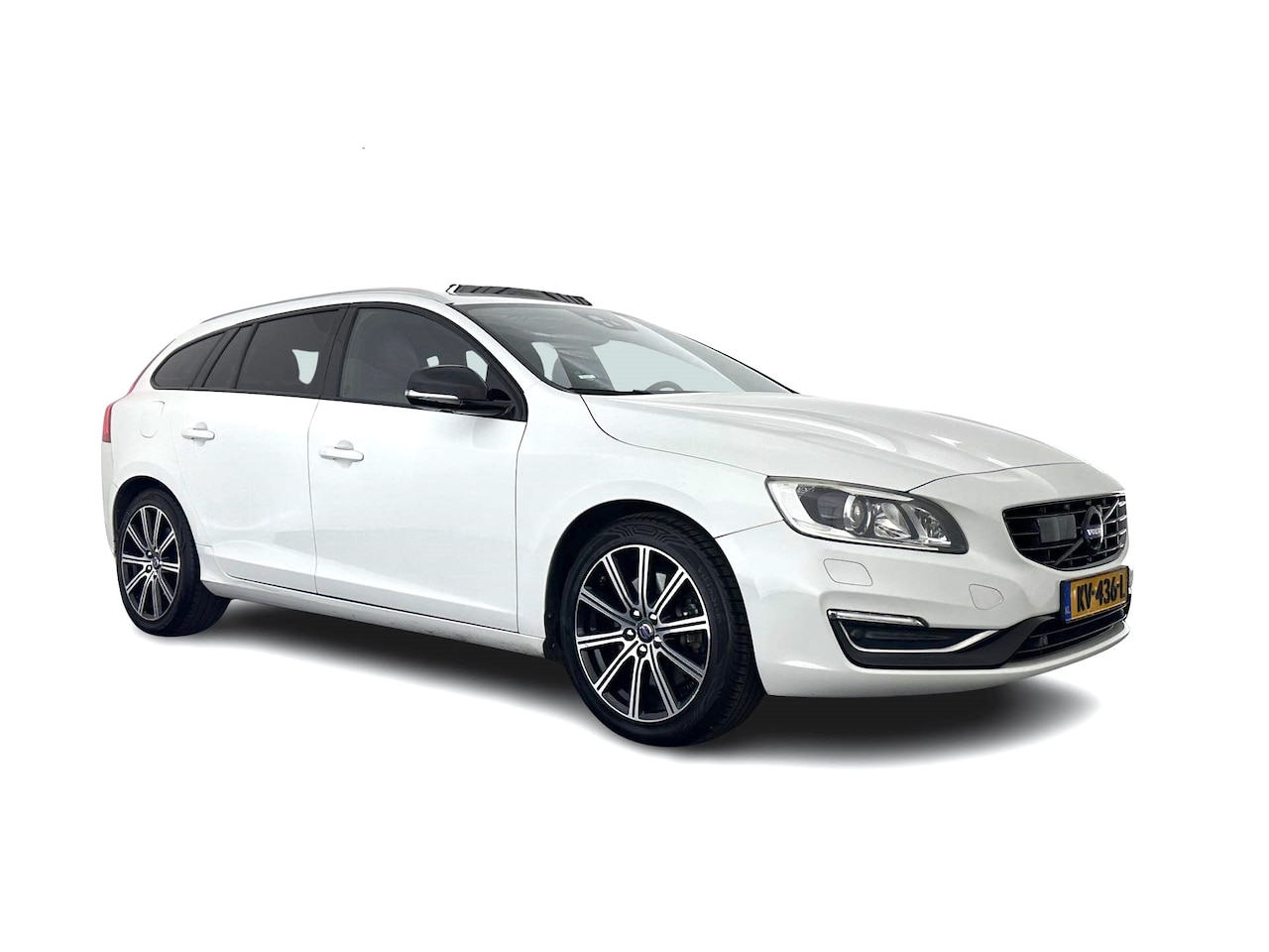Volvo V60 - 2.4 D5 Twin Engine Summum (Plug-In) Aut. *PANO | LEATHER | ADAPTIVE-CRUISE | XENON | BLIS - AutoWereld.nl