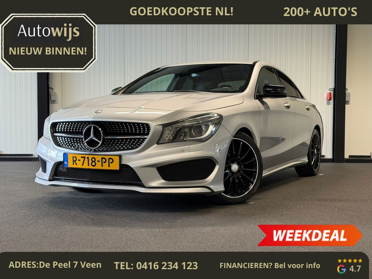 Mercedes-Benz CLA-Klasse - 200 Edition 1|AMG LINE|LED|NAVI|STOELVERW - AutoWereld.nl