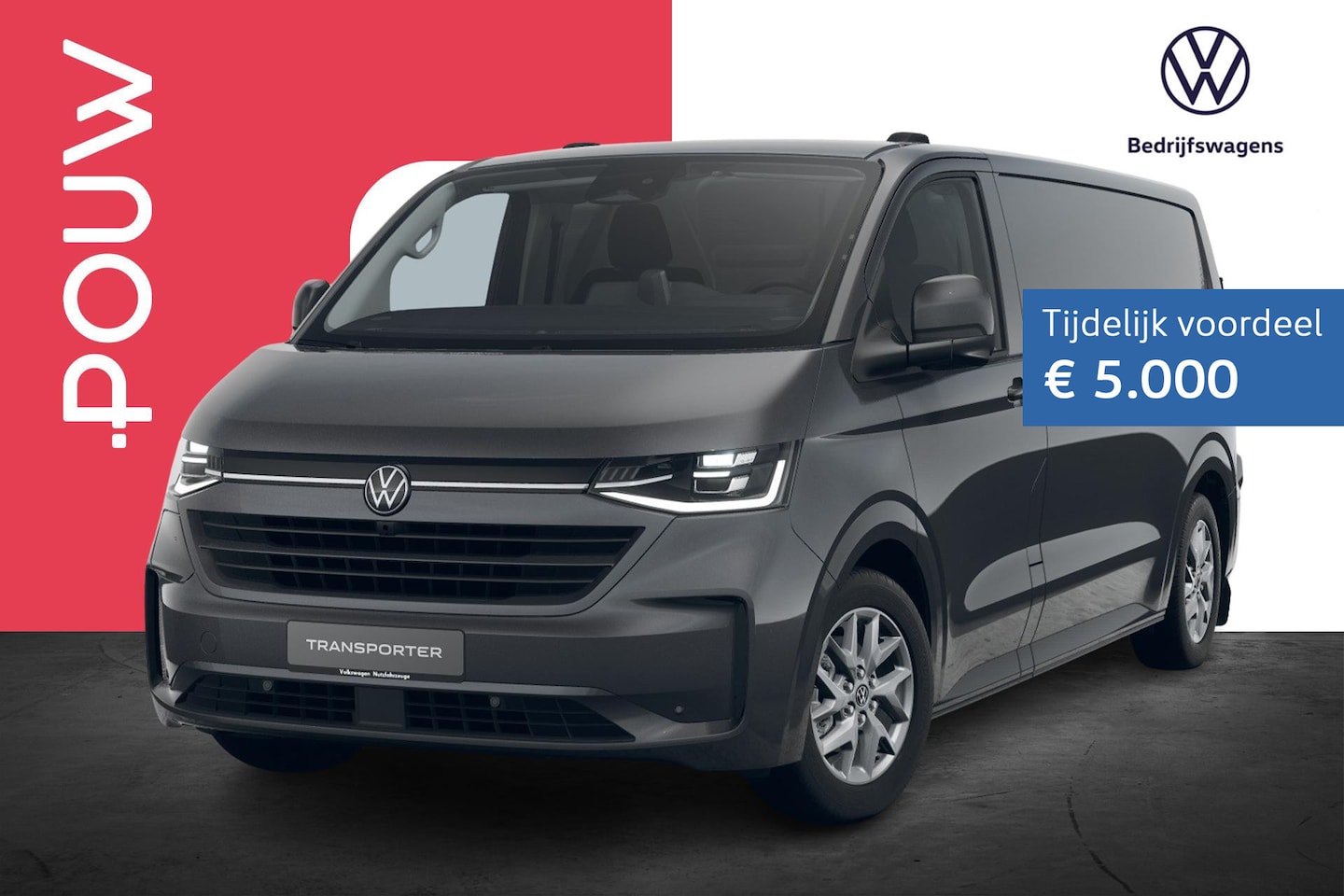 Volkswagen Transporter - 2.5 eHybrid 233pk AUT L2H1 30 Bulli | LMV 17'' | Trekhaak | - AutoWereld.nl