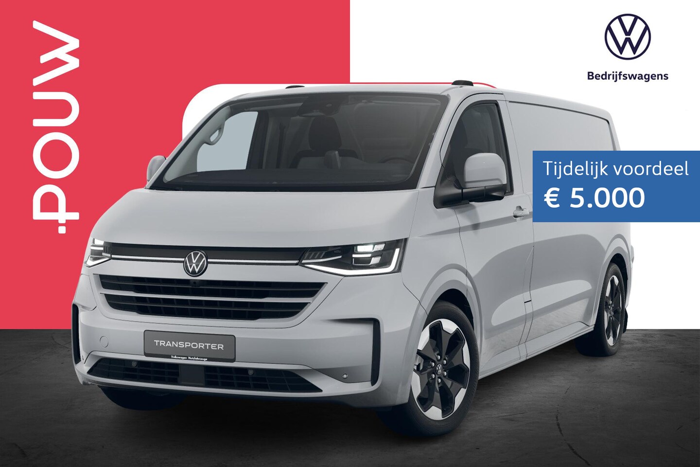 Volkswagen Transporter - 2.5 eHybrid 233pk AUT L2H1 30 Bulli | LMV 19'' | Trekhaak Vast | Houten Laadvloer - AutoWereld.nl