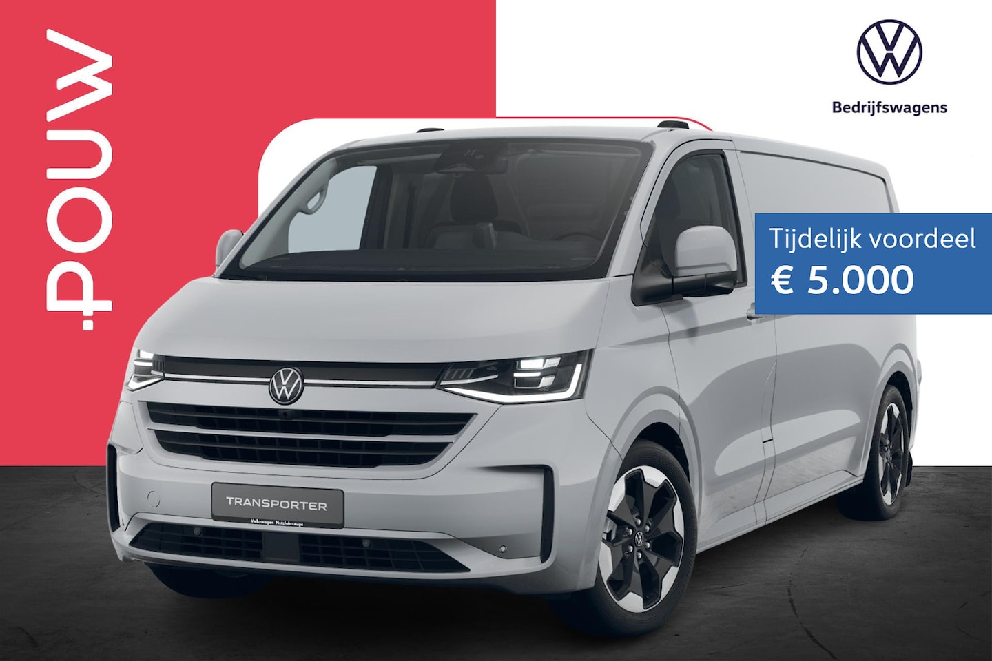 Volkswagen Transporter - 2.5 eHybrid 233pk AUT L2H1 30 Bulli | LMV 19'' | Trekhaak Vast - AutoWereld.nl