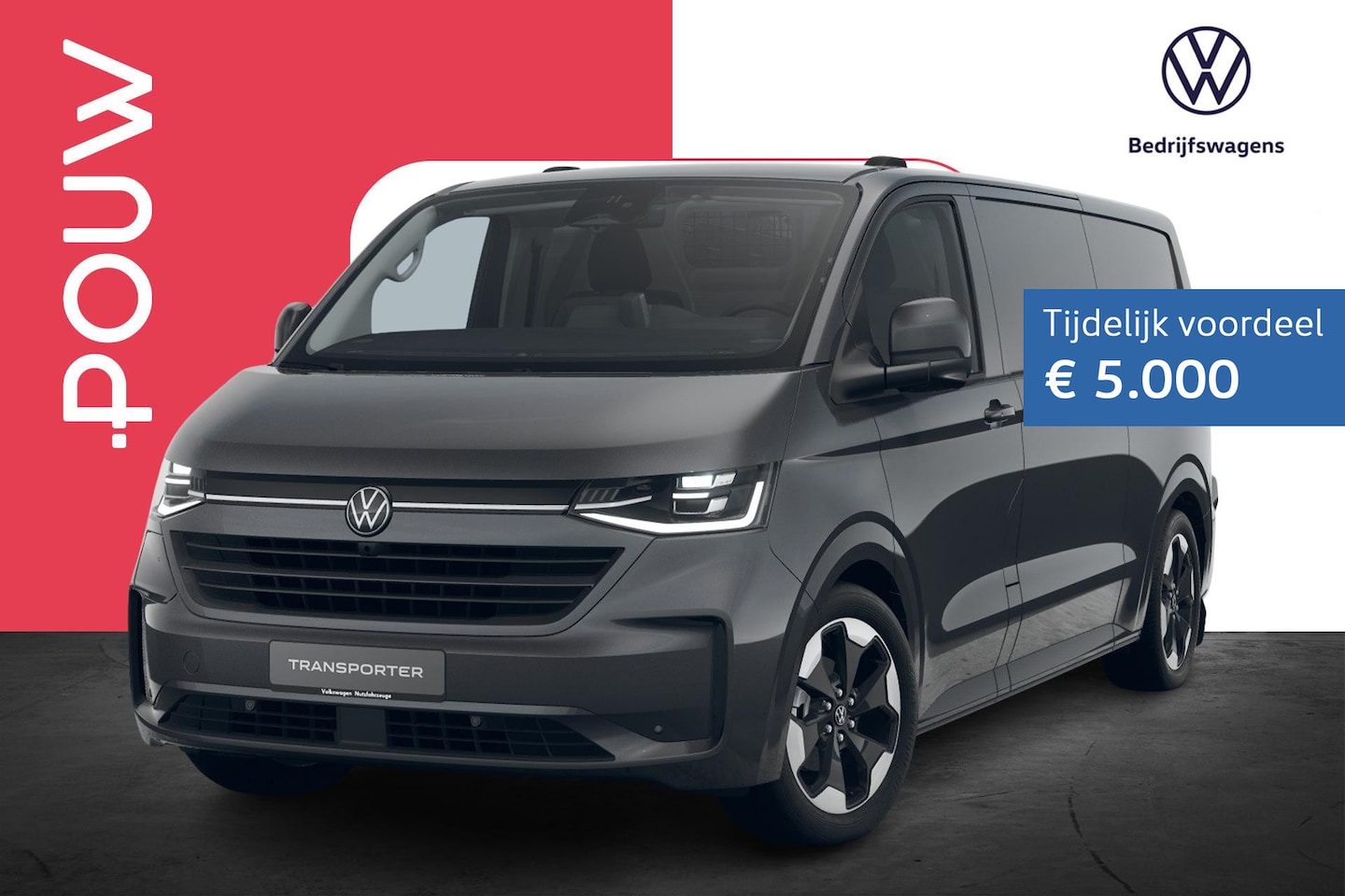 Volkswagen Transporter - 2.5 eHybrid 233pk AUT L2H1 30 Bulli | LMV 19'' | Trekhaak Uitklapbaar - AutoWereld.nl