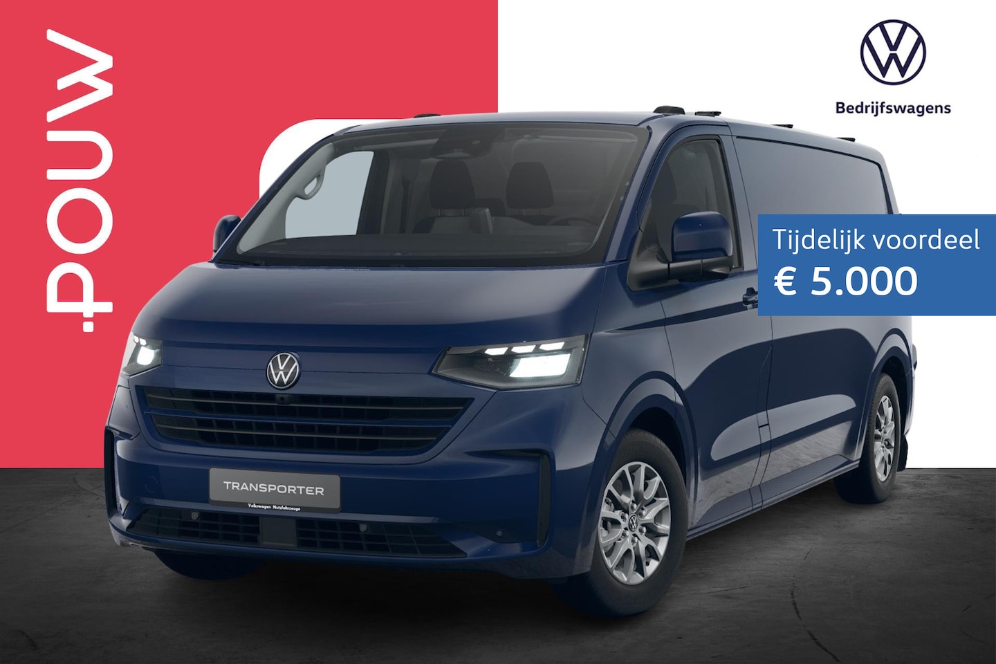 Volkswagen Transporter - 2.5 eHybrid 233pk AUT L2H1 30 Style | Trekhaak | Navigatiesysteem 13'' - AutoWereld.nl