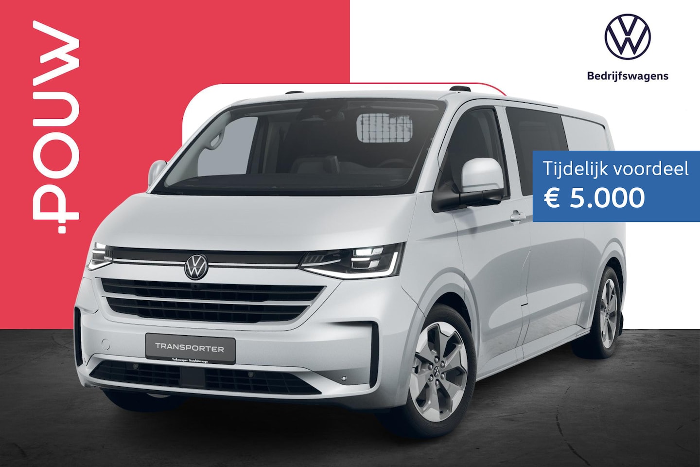 Volkswagen Transporter - 2.5 eHybrid 233pk AUT L2H1 30 Bulli | LMV 19'' | Trekhaak Uitklapbaar - AutoWereld.nl