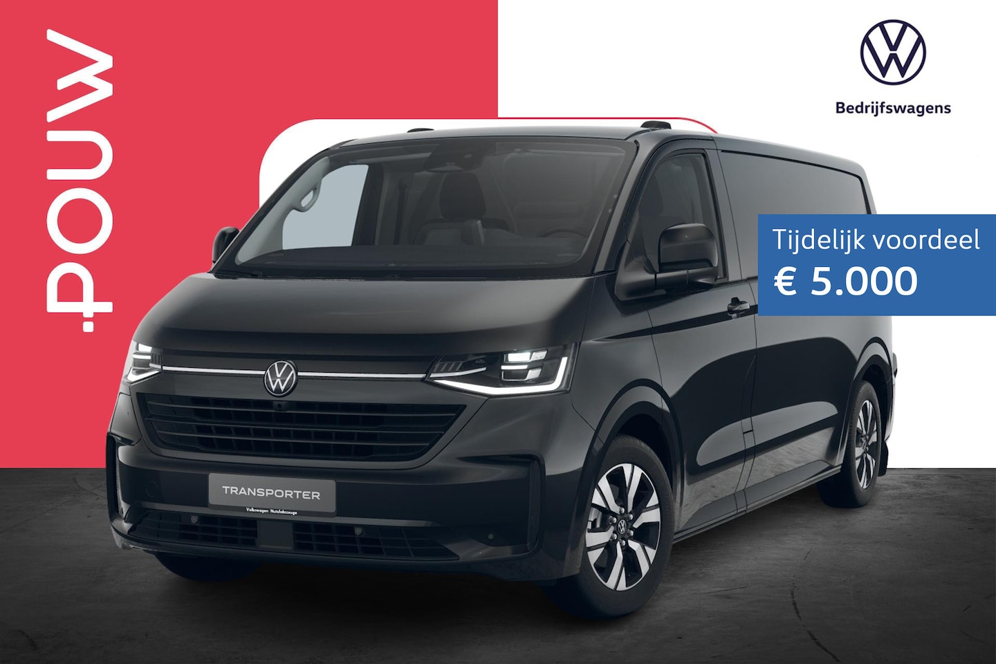 Volkswagen Transporter - 2.5 eHybrid 233pk AUT L2H1 30 Bulli | LMV 17'' | Trekhaak - AutoWereld.nl