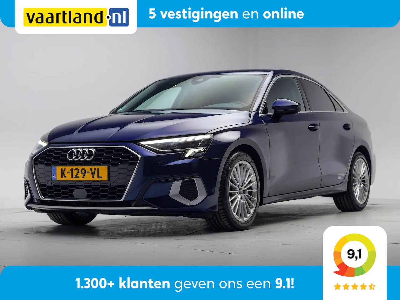 Audi A3 Limousine - 35 TFSI 150pk Sport Aut. [ LED Virtual Navi Clima Sportstoelen ] - AutoWereld.nl