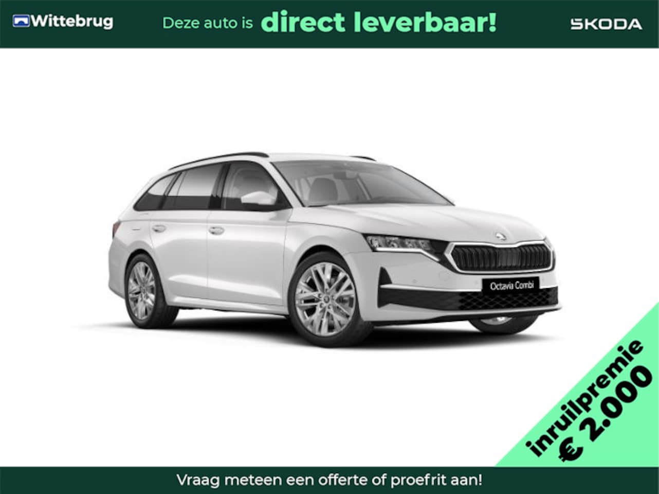 Skoda Octavia Combi - 1.5 TSI MHEV Business Edition Plus Trekhaak / Winter Pakket - AutoWereld.nl