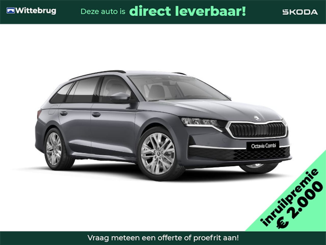 Skoda Octavia Combi - 1.5 TSI MHEV Business Edition Plus Trekhaak / Winter Pakket - AutoWereld.nl