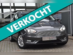 Ford Focus Wagon - 1.0 Titanium Edition Airco Leder Xenon Pdc 1ste Eigenaar