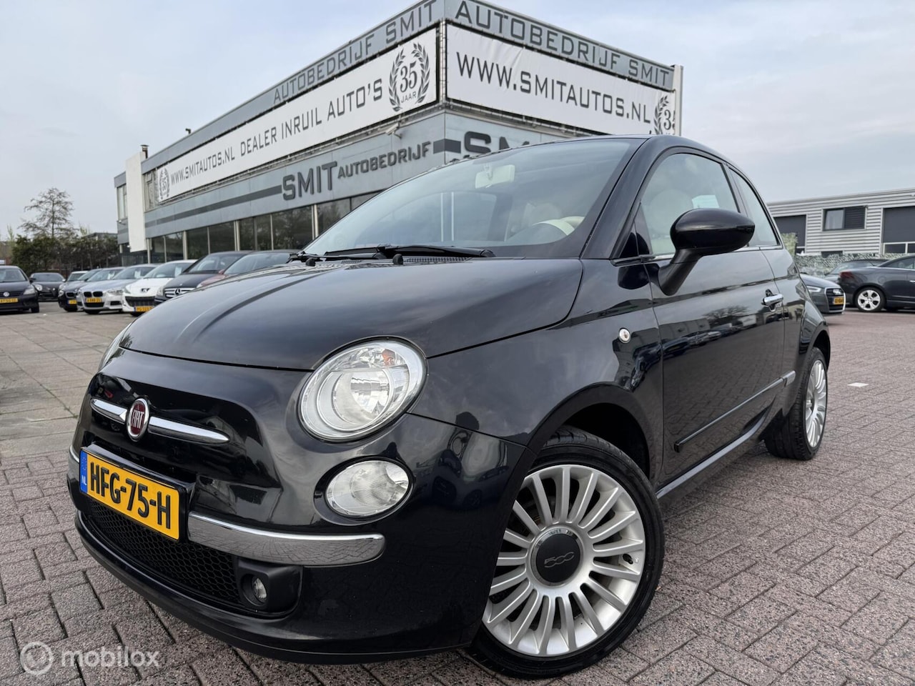 Fiat 500 - 1.2 Lounge Leder/Pano/Ecc/PDC - AutoWereld.nl