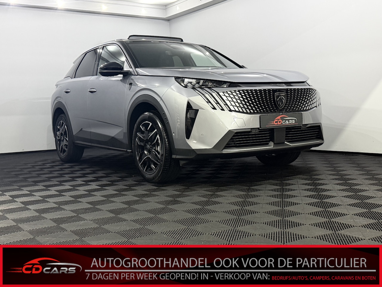Peugeot 3008 - 1.2 Hybrid 145 GT Panoramadak, 360 Camera, Keyless start, Elektrische achterklep, Stoelver - AutoWereld.nl
