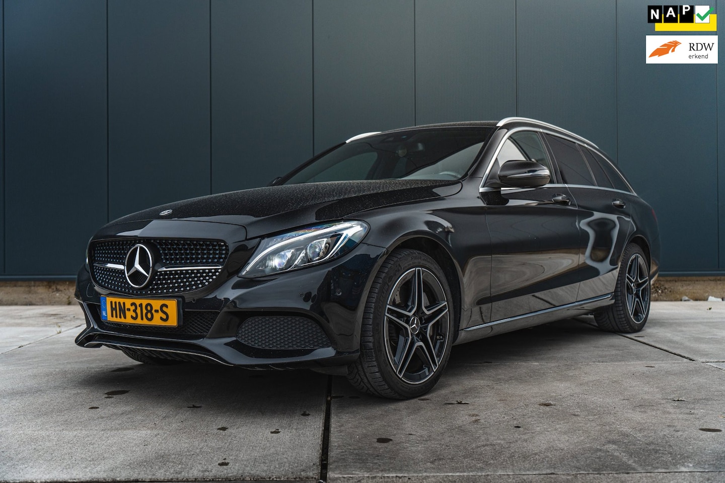 Mercedes-Benz C-klasse Estate - 350 e HYBRIDE|BURMEISTER+|LUCHTVERING|NW APK - AutoWereld.nl