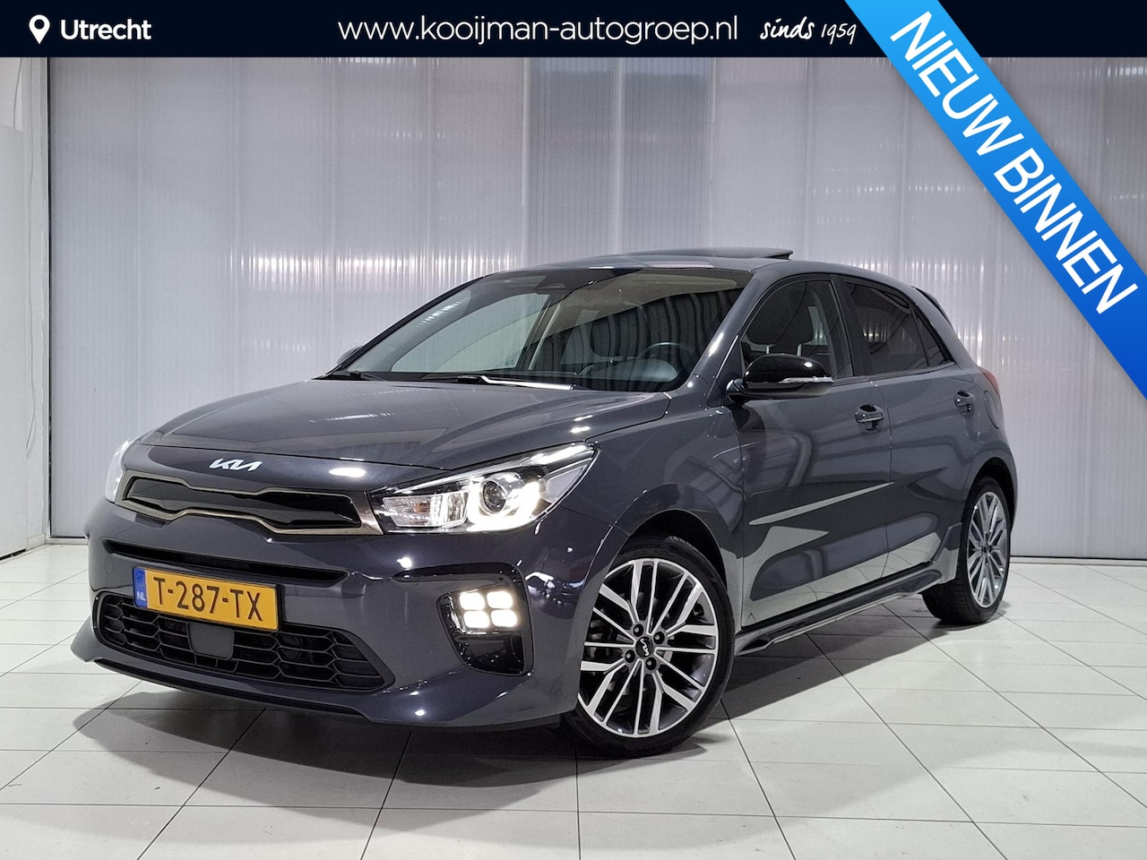 Kia Rio - 1.0 T-GDi MHEV GT-Line Schuif kantel dak, Stoel en Stuur verwarming, Apple Carplay/Android - AutoWereld.nl