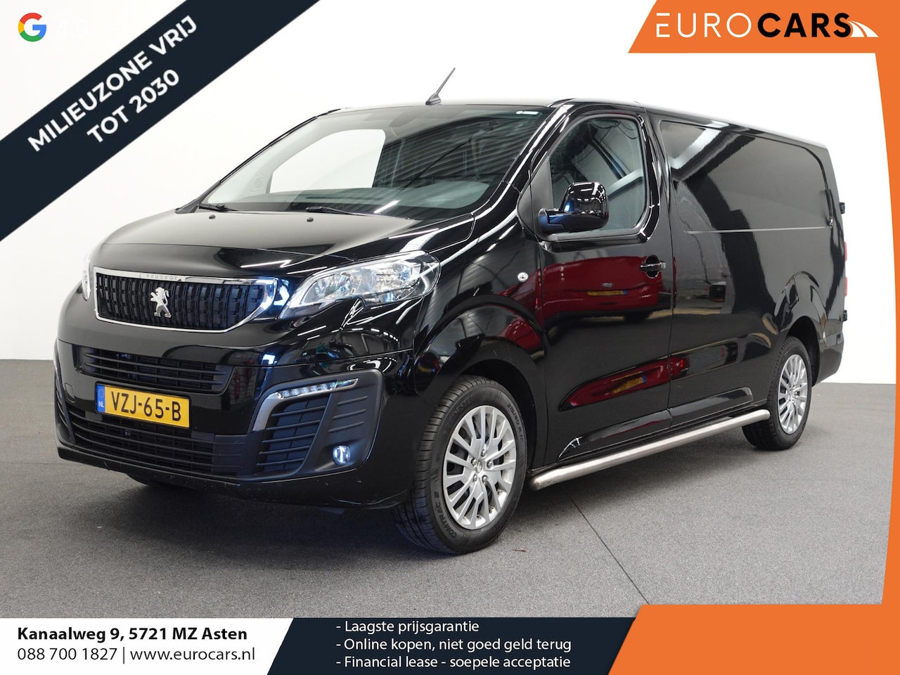 Peugeot Expert - 2.0 BlueHDI 145PK L3 Airco Bluetooth Cruise Control Trekhaak Sidebars - AutoWereld.nl