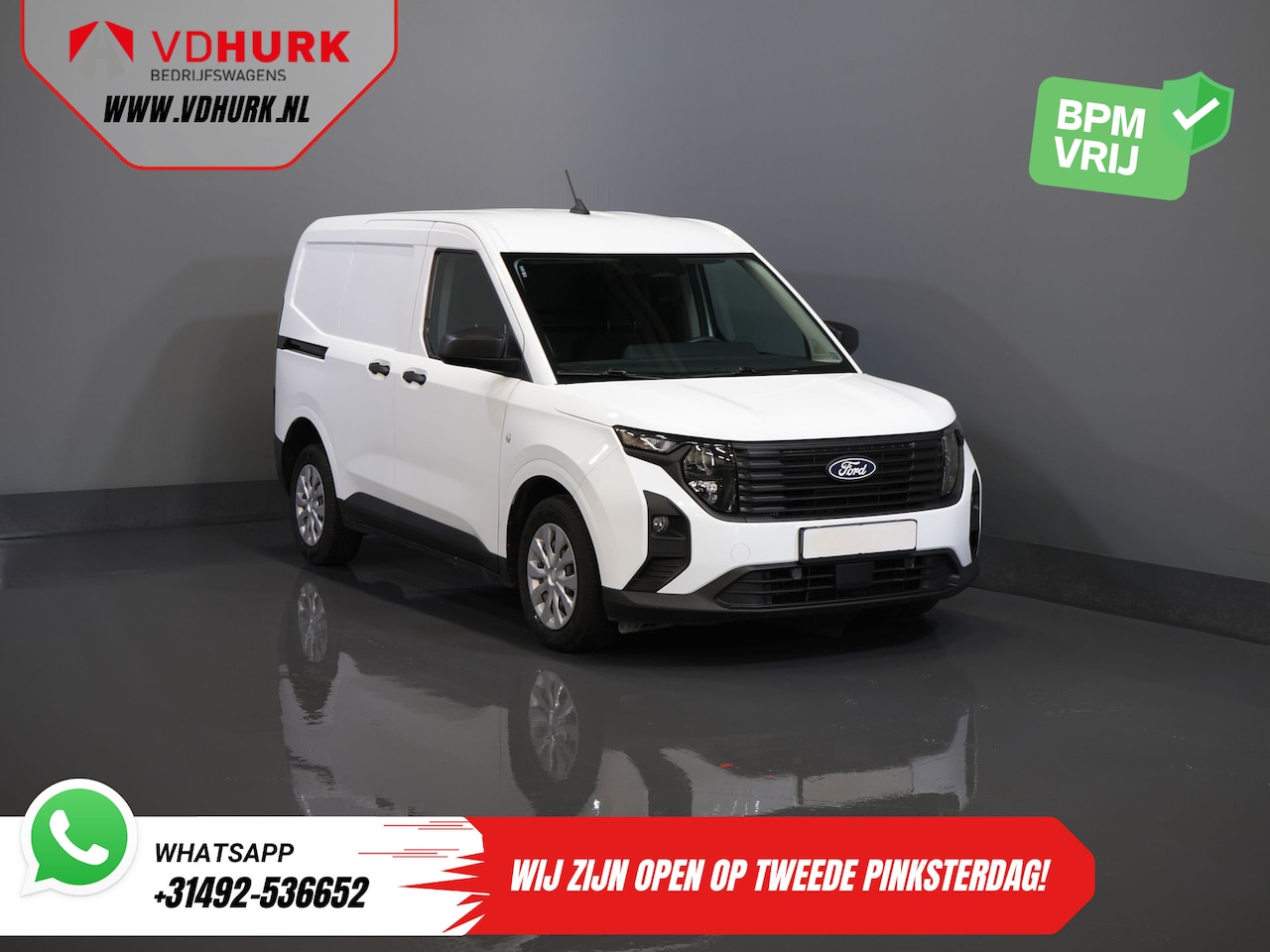 Ford Transit Courier - 1.0 Trend 100 pk BENZINE BPM VRIJ! Garantie 05-2029/ Carplay/ Virtual Cockpit/ Airco/ Crui - AutoWereld.nl