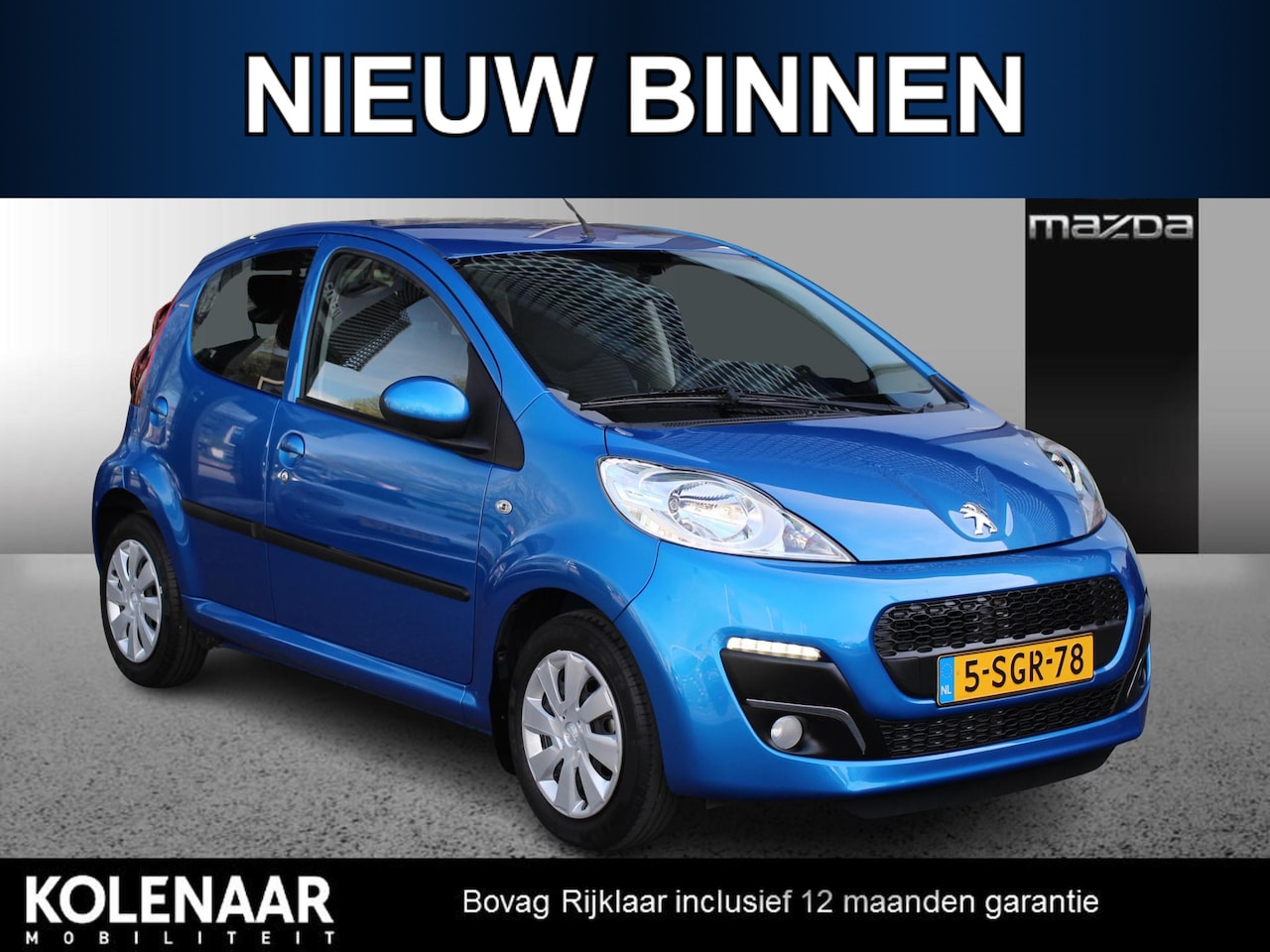Peugeot 107 - 1.0 Active - Pack Premium/1e eigenaar/44.000KM!/Airco/Ramen elektr./Radio-CD speler - AutoWereld.nl
