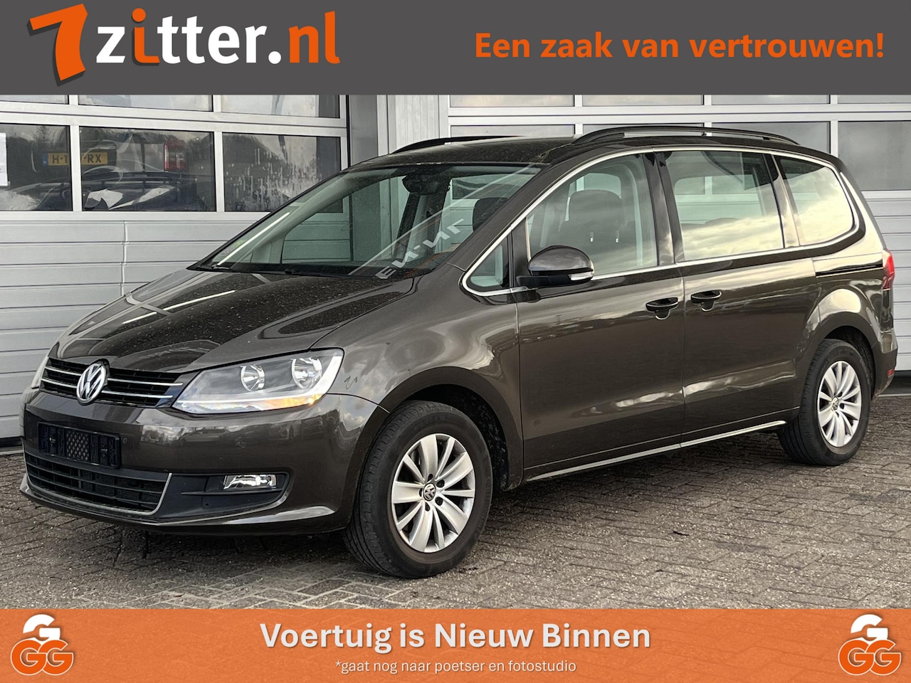 Volkswagen Sharan - 1.4 TSI Comfortline 7-Persoons, Trekhaak, Navigatie, Camera, - AutoWereld.nl