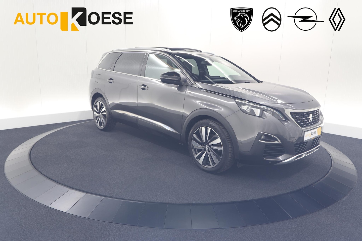 Peugeot 5008 - PureTech 130 EAT8 GT-Line | Trekhaak | Panoramadak | Dodehoekdetectie | Elektrische Koffer - AutoWereld.nl