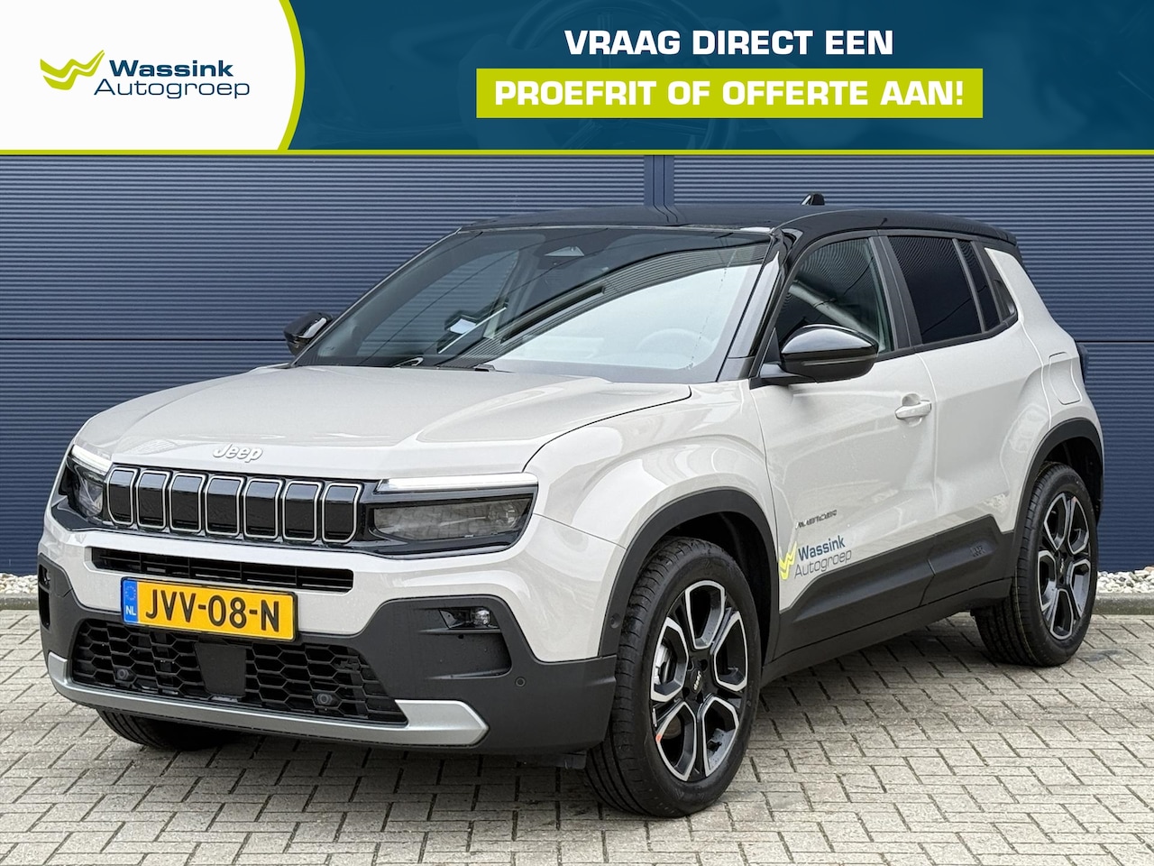 Jeep Avenger - 54 kWh 156pk Summit | Navigatie | Schuifdak | Full LED | Stoelverwarming | Camera | Keyles - AutoWereld.nl