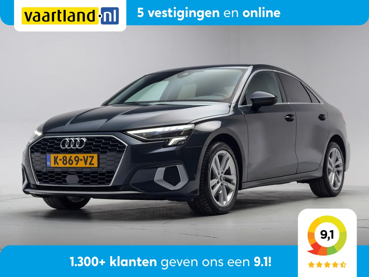 Audi A3 Limousine - 35 TFSI 150pk Pro Line Sport Aut. [ LED Virtual Navi Clima ] - AutoWereld.nl
